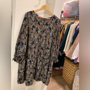 Floral Long Sleeve Dress